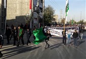 پیاده‌روی جاماندگان ارض طوس در دیار 15 خرداد به روایت تصویر