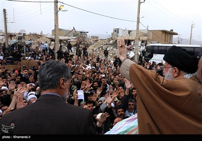 Leader Ayatollah Khamenei Visits Iran's Quake-Hit Areas