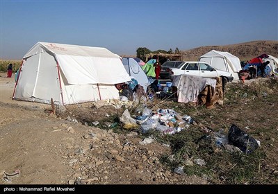 وضعیت بهداشت مناطق زلزله زده کرمانشاه