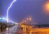 142 میلیمتر بارش باران در شهر بوشهر ثبت شد