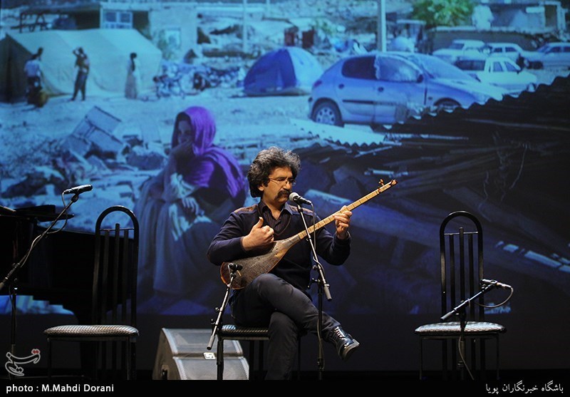 گردهمایی هنرمندان موسیقی در حمایت از مردم زلزله زده