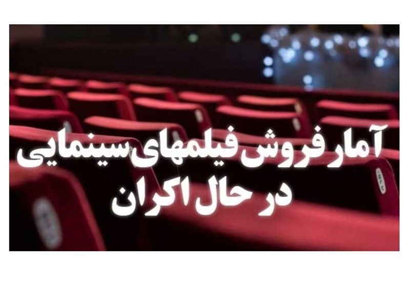 آمار فروش فیلمهای سینمایی در هفته جاری