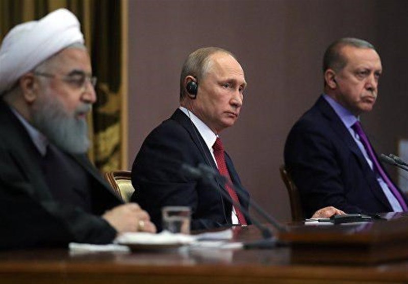 Rouhani Stresses Iran-Russia-Turkey Cooperation to Solve Conflict in Syria