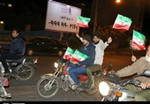 جشن پیروزی جبهه مقاومت در سمنان به روایت تصویر‌