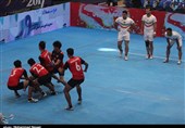 پیروزی تیم کبدی ایران برابر تایلند