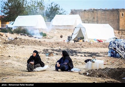 زلزله زدگان روستاهای اطراف کرمانشاه و مناطق مرزی