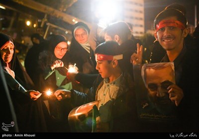 جشن پایان داعش در چهارراه ولیعصر