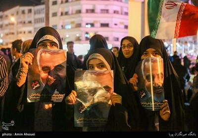 جشن پایان داعش در چهارراه ولیعصر