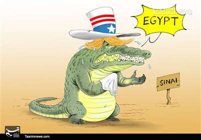کاریکاتور/ اشک‌تمساح ترامپ پدرخوانده تروریسم