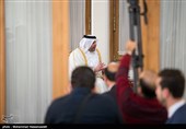 دیدار وزیر تجارت قطر با ظریف