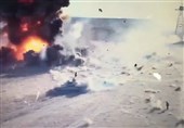 دوئل تانک عراقی با خودروی بمب‌گذاری شده + ویدئو