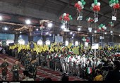 جشن بزرگ پیروزی مقاومت در اهواز با حضور بسیجیان