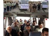 جهادگران بسیجی سردشت به مناطق زلزله کرمانشاه اعزام شدند