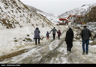 طبیعت برفی گنجنامه همدان