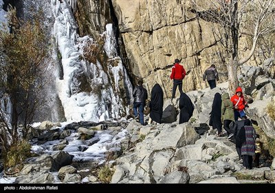 طبیعت برفی گنجنامه همدان