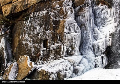 طبیعت برفی گنجنامه همدان