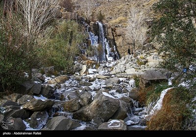 طبیعت برفی گنجنامه همدان