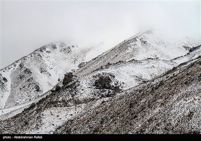 طبیعت برفی گنجنامه همدان