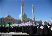 صبحگاه نیروهای مسلح در مسجد مقدس جمکران به مناسبت سالروز آغاز امامت امام زمان (ع)