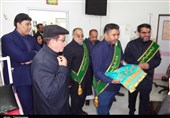 دیدار خادمان مسجد مقدس جمکران با بیماران بیمارستان افضلی پور کرمان
