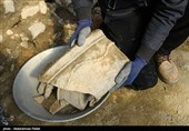 کشف آثار باستانی دوره مادها در میدان امام همدان