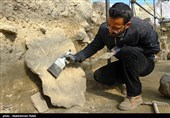 کشف آثار باستانی دوره مادها در میدان امام همدان