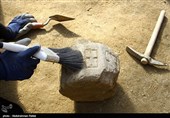 کشف آثار باستانی دوره مادها در میدان امام همدان