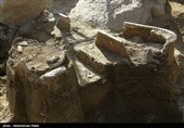 کشف آثار باستانی دوره مادها در میدان امام همدان