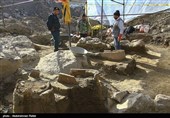 کشف آثار باستانی دوره مادها در میدان امام همدان