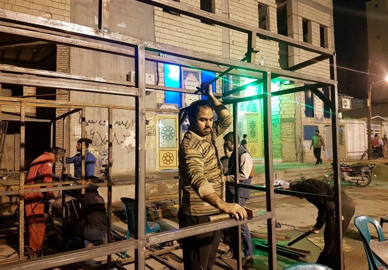 کارگاه ساخت کانکس برای زلزله‌زدگان کرمانشاه در اهواز راه‌اندازی شد
