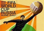 جام جهانی 2018 فوتبال| رونمایی از پوستر و قطار تاریخ جام جهانی + تصاویر