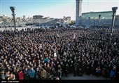 اجتماع بزرگ مردمی عید بیعت در میدان امام حسین(ع) برگزار شد + تصاویر