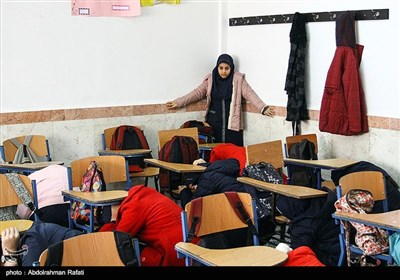  مانور سراسری زلزله و ایمنی مدارس - همدان