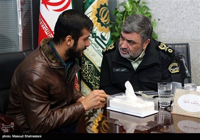 ملاقات مردمی سردار حسین اشتری فرمانده ناجا در مرکز 197