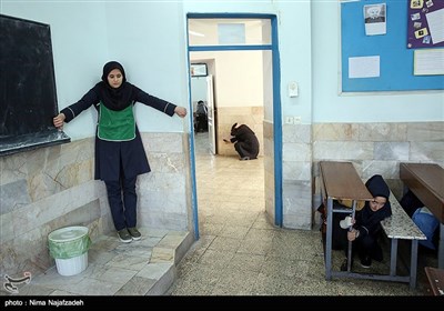  مانور سراسری زلزله و ایمنی مدارس - مشهد