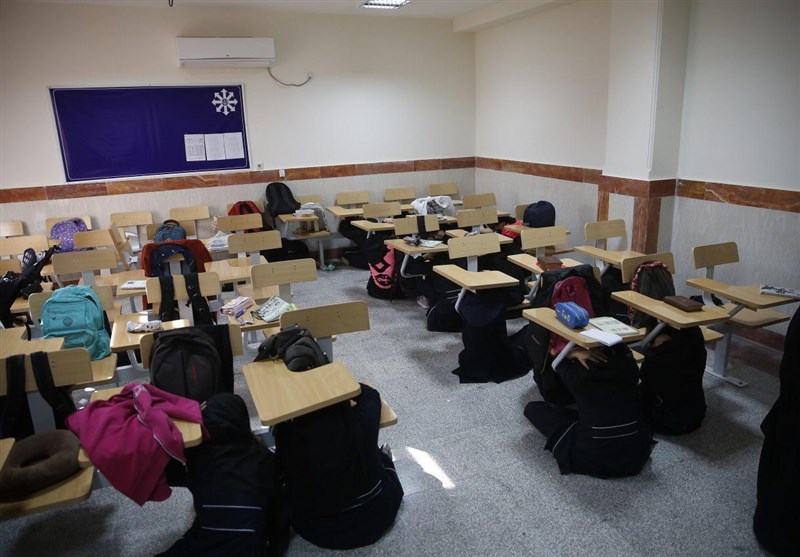 نوزدهمین مانور زلزله و ایمنی در مدارس بوشهر برگزار شد