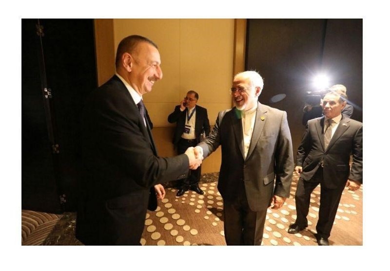 Iran’s FM Zarif Meets with Azeri President Aliyev