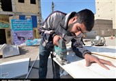 ساخت کانکس برای زلزله‌زدگان کرمانشاهی به همت خیران خوزستانی