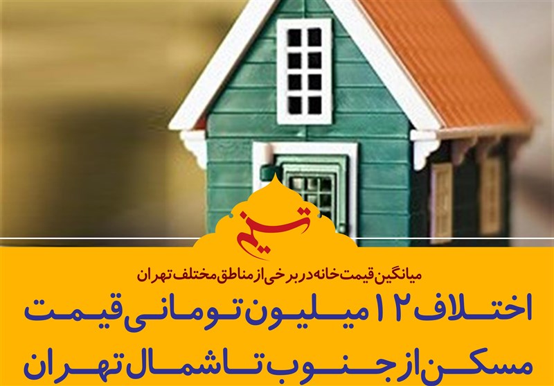 فتوتیتر/ اختلاف 12 میلیون تومانی قیمت مسکن از جنوب تا شمال تهران