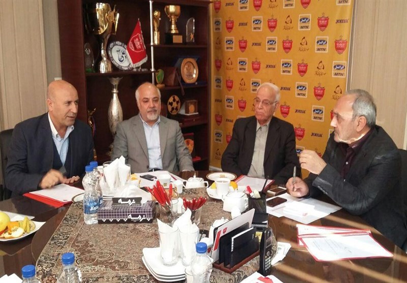جلسه هیئت مدیره پرسپولیس در ورزشگاه شهید کاظمی