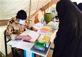 راه‌اندازی بیمارستان صحرایی ارتش در ورزقان