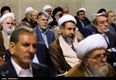 دیدار مسئولان نظام و مهمانان کنفرانس وحدت اسلامی با رهبر معظم انقلاب