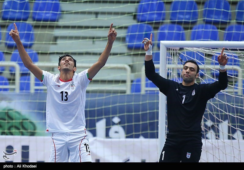 پیروزی پرگل تیم ملی فوتسال ایران مقابل بلاروس