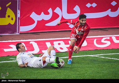 دیدار تیم‌های فوتبال سپیدرود رشت و پرسپولیس تهران -گیلان