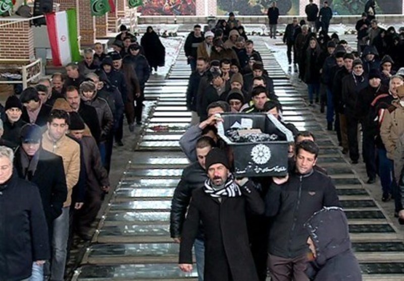 پیکر مادر 2 شهید دفاع مقدس در تبریز تشییع شد