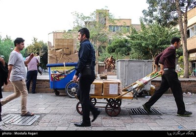 تہران کے قدیم ترین بازار کی چند تصاویر