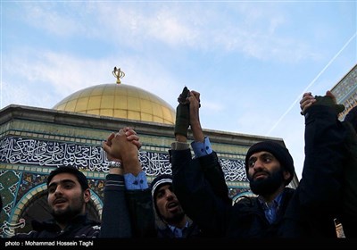 Iranian Protestors Condemn US, Israeli Plot against Al-Quds