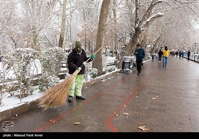 بارش برف - تبریز