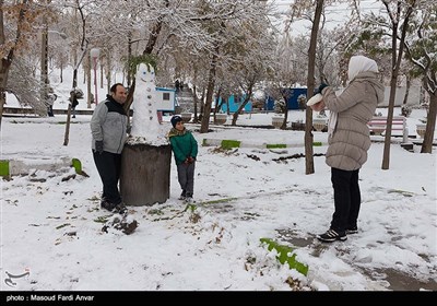 بارش برف - تبریز