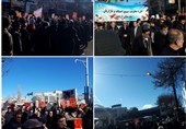 نمازگزاران اردبیلی راهپیمایی اعتراض‌آمیز برگزار کردند
